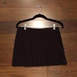 Victoria's Secret Black Ponte Mini Skirt